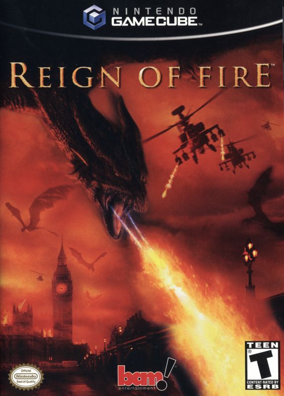 Reign of Fire box art for Playstation 2